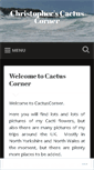 Mobile Screenshot of cactuscorner.co.uk
